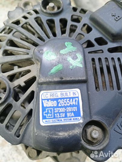 Hyundai Elantra HD 10г. Генератор