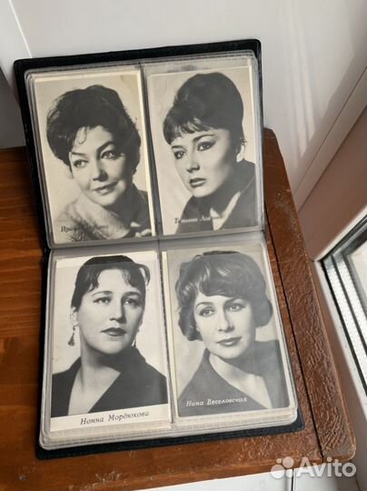 Фотокарточки актеры СССР В альбоме