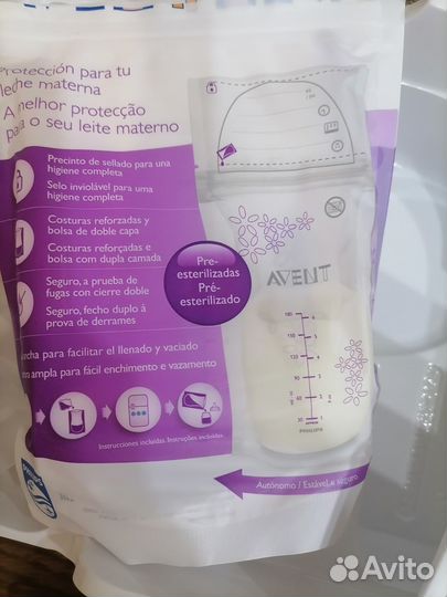 Молокоотсос avent электрический