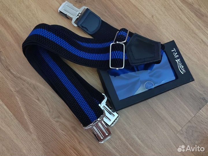 Подтяжки, бабочка, запонки