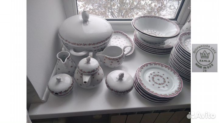 Чайный и Столовый сервизы. гдр