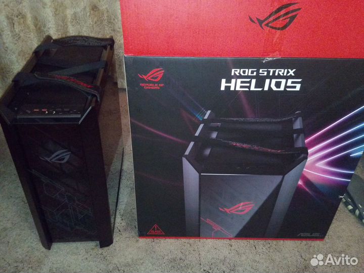 Корпус Asus Rog Strix Helios Black