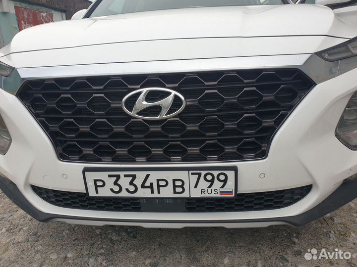 Решетка радиатора hyundai santa fe 4