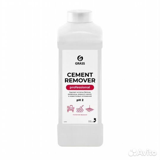 Средство для уборки после ремонта grass Cement, 1л