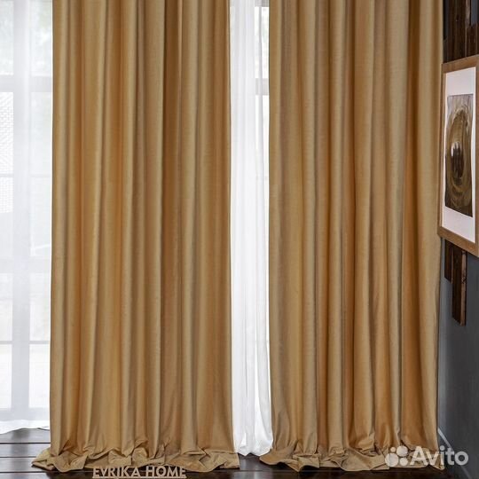 Шторы бархат Беллиссимо Крем-брюле