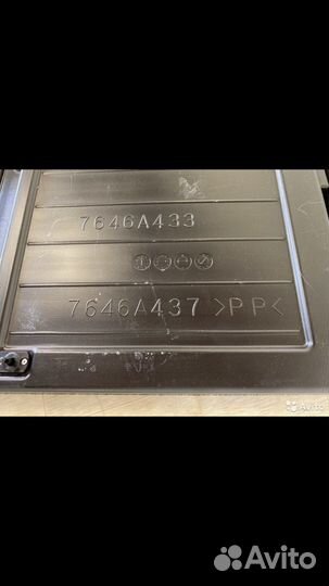 Mitsubishi outlander 3 коврик багажника пола