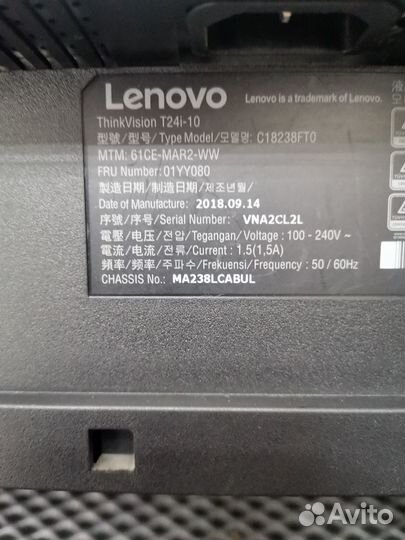 Монитор Lenovo T24i-10