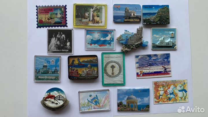 Магнитики на холодильник из путешествий