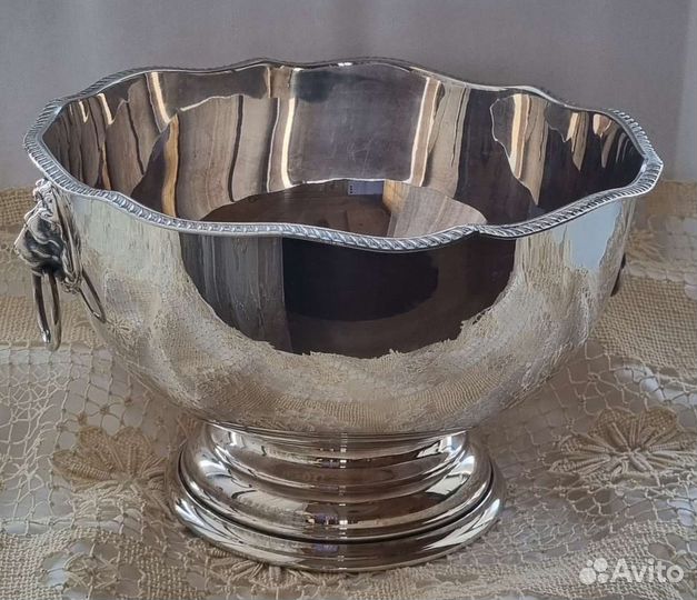 Ваза графин чаша декантер франция серебрение