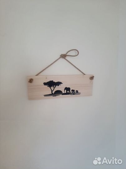 Панно 3D Семья слонов