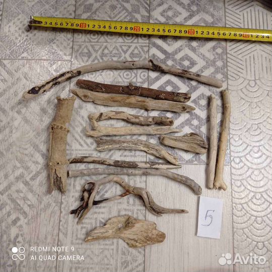 Дрифтвуд-Палочки, коряжки, для декора