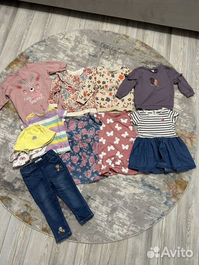 Вещи пакетом на девочку 92