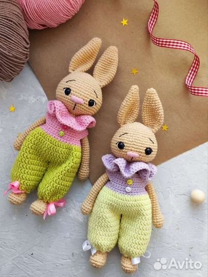 Мягкие вязаные игрушки (ручная работа)