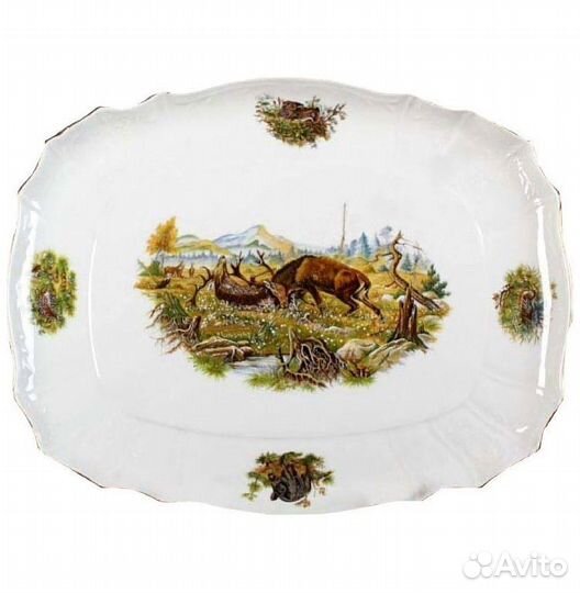 Поднос 40 см Охота Бнрнадотт