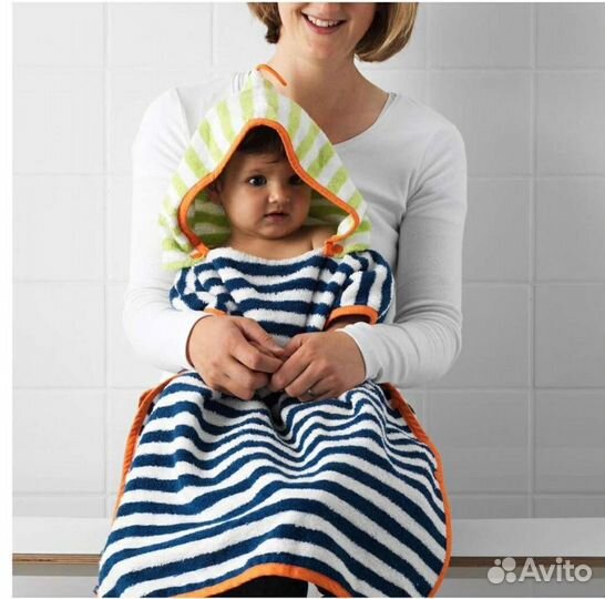 Махровые полотенца. Полотенце детское с капюшоном