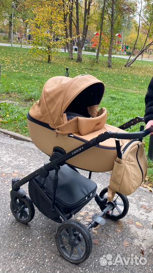 Коляска 3 в 1 riko basic ozon 03 бежевый