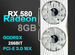 Видеокарта RX580 8gb новая
