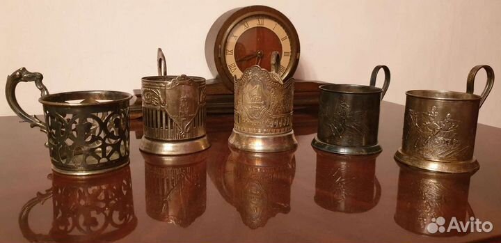 Подстаканники СССР и Norblin Польша