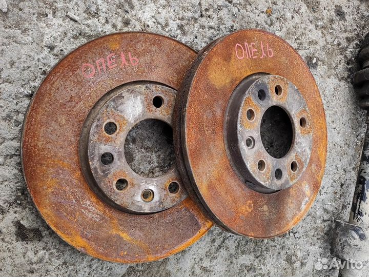 Передний тормозной диск opel astra h z18xer 1.8