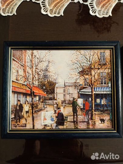 Картина пейзаж Париж