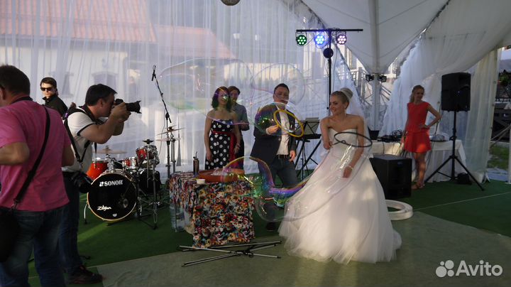 Шоу мыльных пузырей. Аниматоры. Калининград