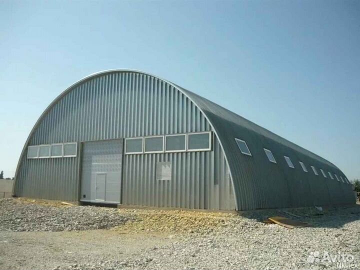 Каркасный ангар 10х7х30