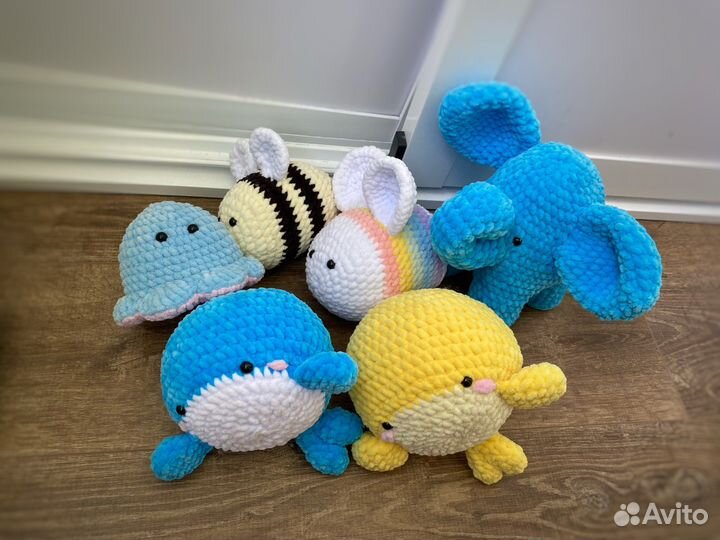 Вязаные игрушки ручной работы