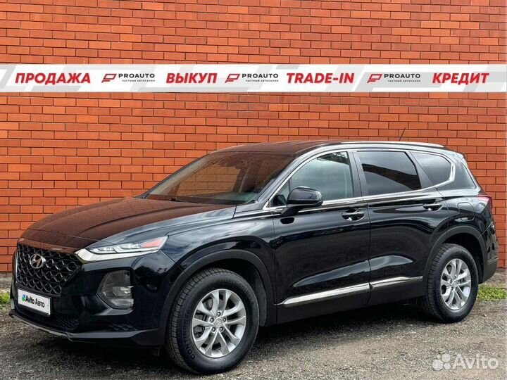 Hyundai Santa Fe 2.4 AT, 2019, 108 000 км