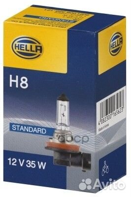 Лампа H8 12 V 35 W 8gh008356-121 hella