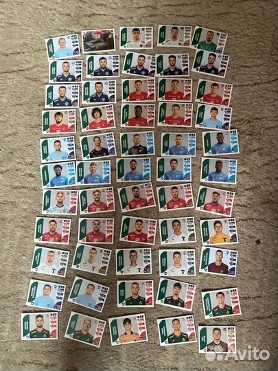 Наклейки panini рпл 2022 2023