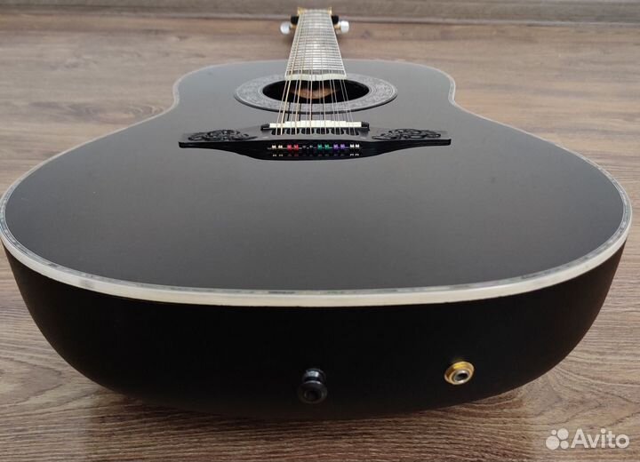 Черная Ovation Custom Legend 1759-5 12 струн, USA