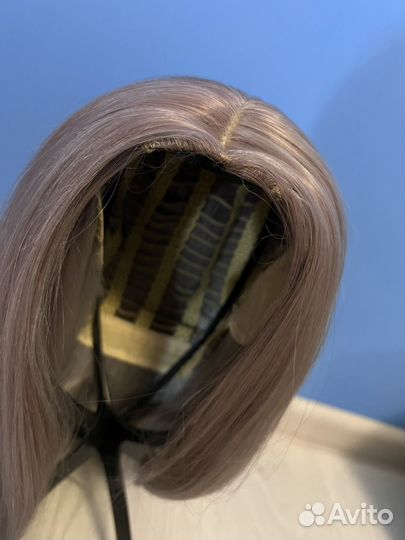 Парик градиент серо-фиолетовый косплей