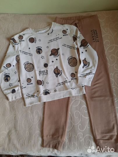 Трикотажный костюм H&M рост 140