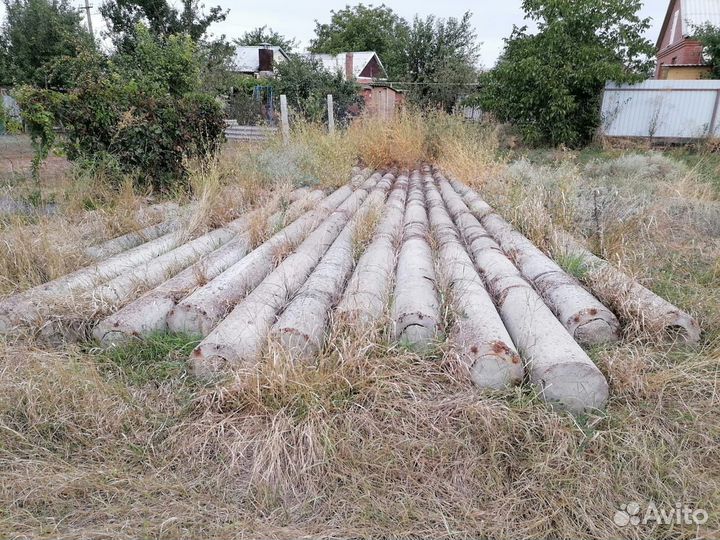 Бетонные столбы лэп