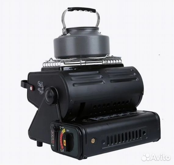 Обогреватель/плитка газовая с переходником (новый)