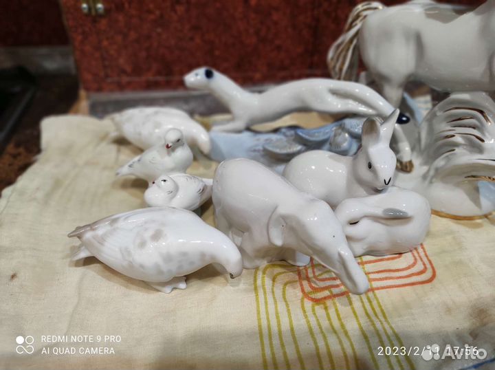 Фарфоровые статуэтки времен СССР