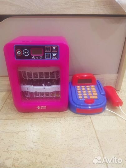 Игрушечная посудомоечная машина demi star и касса