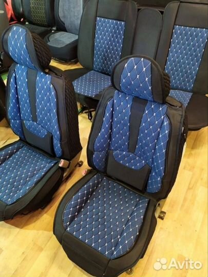 Чехлы на весь салон из Алькантары