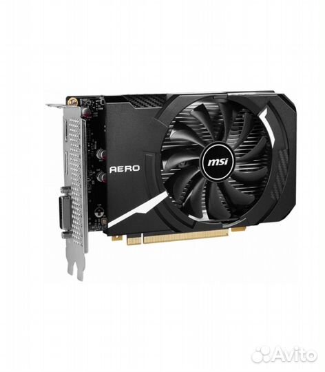 Видеокарта MSI GeForce GTX 1630 aero ITX OC, 4 гб