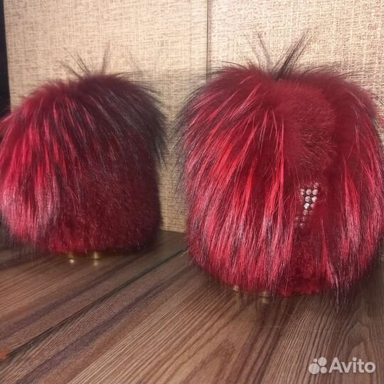 Шапка норковая женская бу