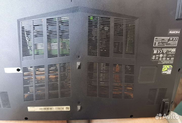 Игровой ноутбук msi gp62m