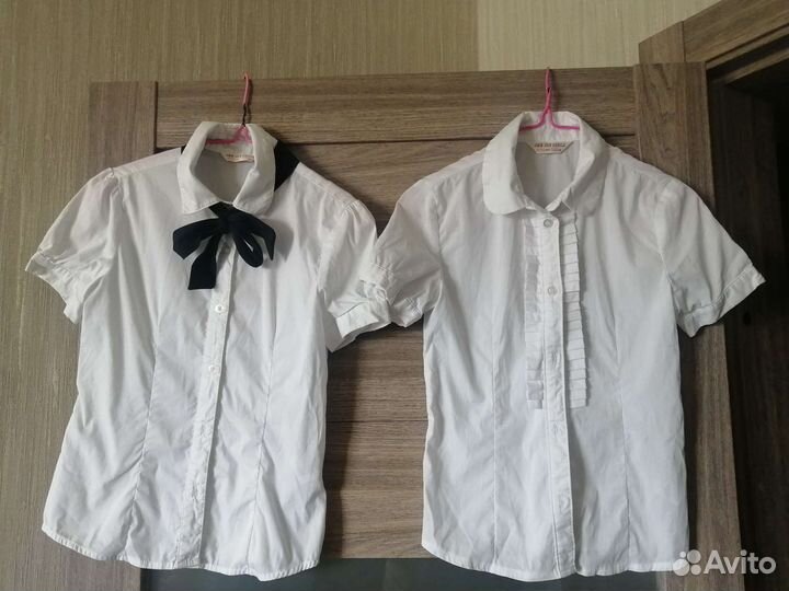 Рубашки и блузки школьные 134-140-146 брюки кофта