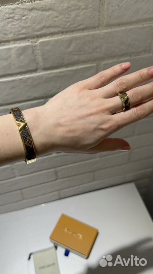 Браслет кольцо luis vuitton