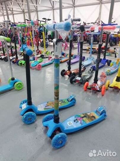 Самокат трехколесный City Ride / Союзмультфильм