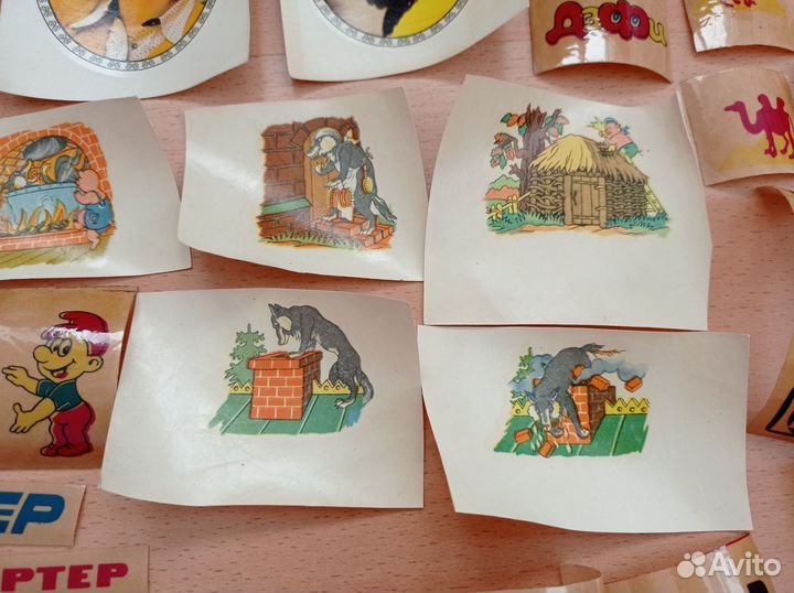 Переводные картинки СССР и ГДР