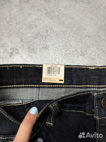 Джинсы levis 511 slim оригинал w 32 l 36