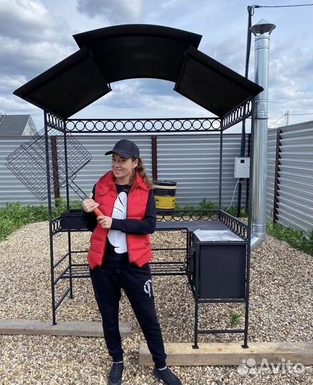 Мангал 3 мм с печью под казан