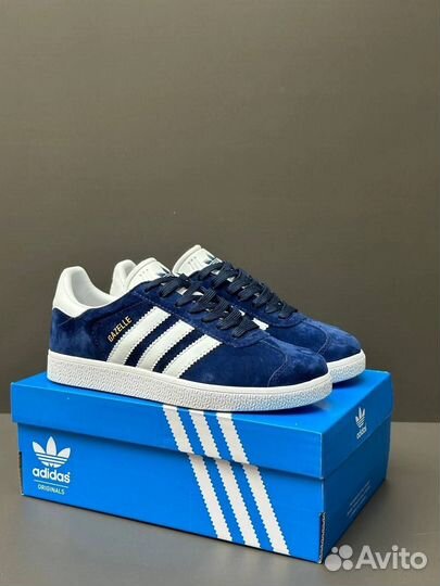 Кроссовки Adidas Gazelle синие 6