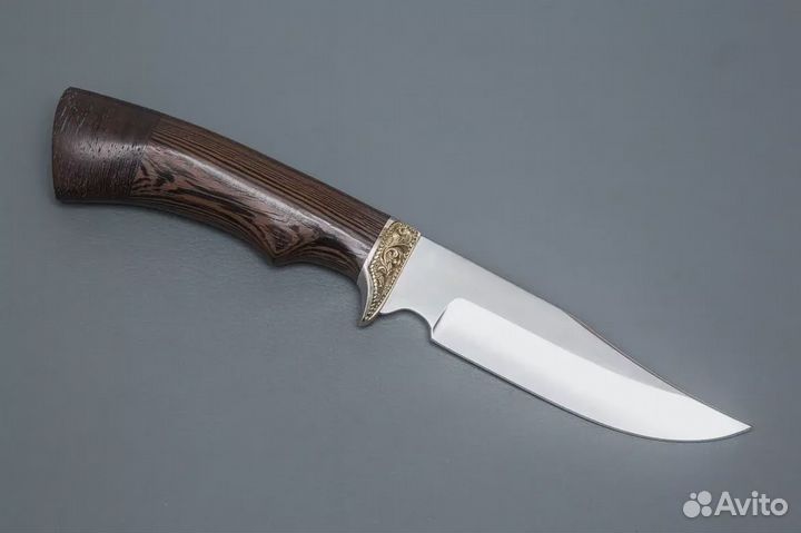 Нож Юнкер 95Х18, венге, мельхиор