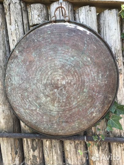 Поднос медный